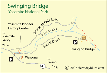 Swinging Bridge Sierra Day Hikes