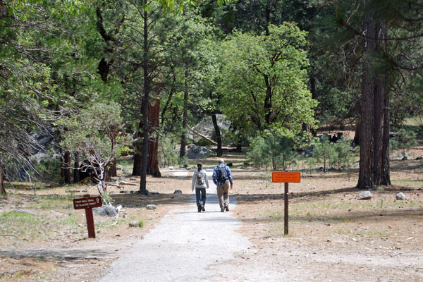 Trailhead for Four Mile Trail, Yosemite National Park, California