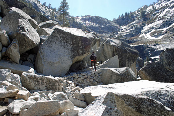 Tokopah Falls trail, Sequoia National Park